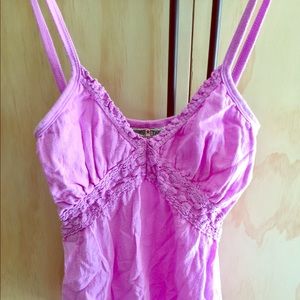 Hard Tail linen tank top